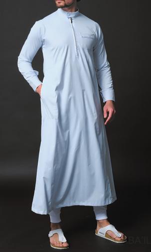 Qamis Long Amir Col Montant Qaba'il