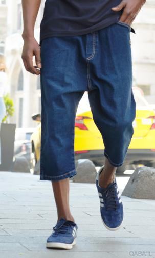 Bermuda jean stretch Qaba'il S25